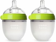 Набор бутылочек Comotomo для кормления 150мл зеленый 150TG-EN