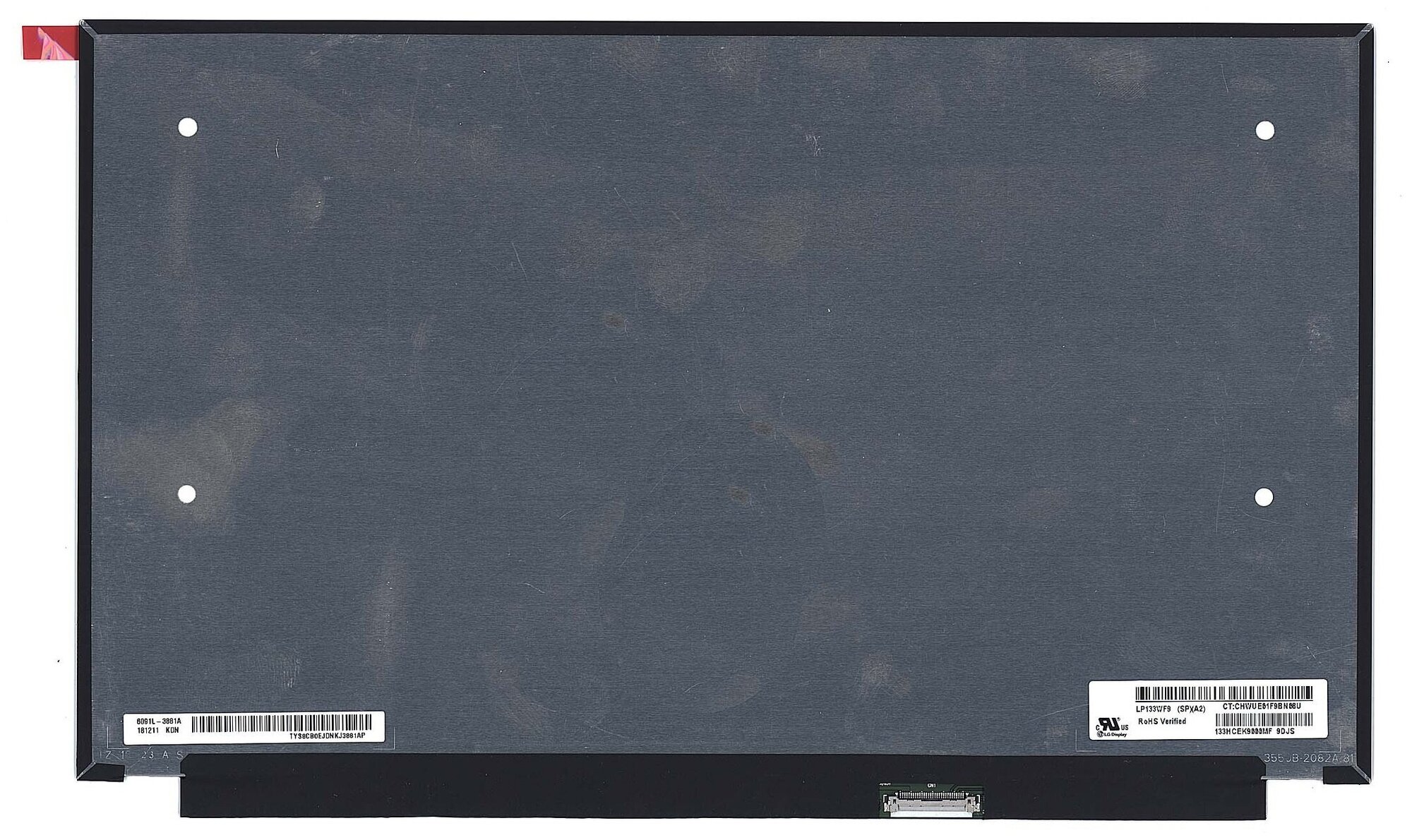 Матрица для ноутбука 13.3 1920x1080 30pin eDp Slim IPS LP133WF9-SPA2 Glossy 60Hz