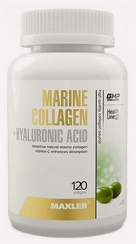 Изображение товара Maxler Marine Collagen + Hyaluronic Acid, 120 капс.
