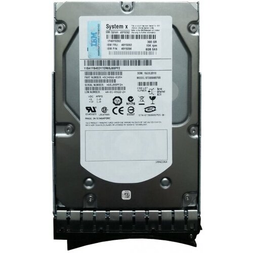 Жесткий диск IBM 00DE649 300Gb SAS 3,5 HDD