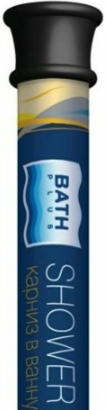 Карниз для ванной Bath Plus KK-001/KK-002/KK-003/KK-004/KK-005/KK-006, 122-218 см, серебристый - фото №17