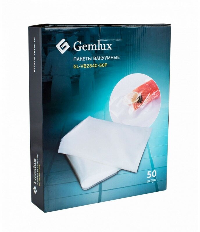 Пакет вакуумный GEMLUX GL-VB2840-50P - фотография № 3