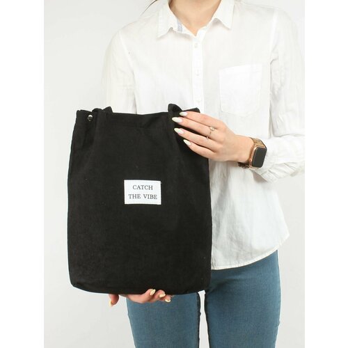 Сумка шоппер , черный сумка шоппер bagfan повседневная текстиль черный