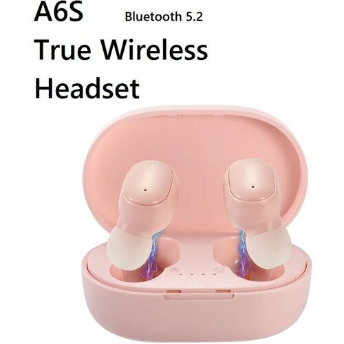 Беспроводные наушники AirDots A6S Rose розовые True Wireless Headset TWS Bluetooth микрофон гарнитура 49900₽