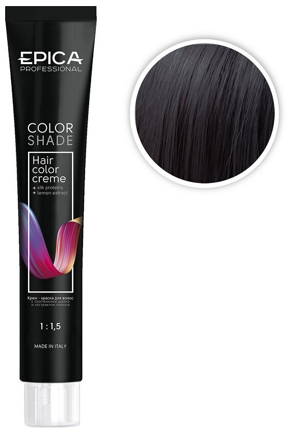 EPICA PROFESSIONAL Colorshade Крем-краска 111 Graphite пастельное тонирование Графит, 100 мл.