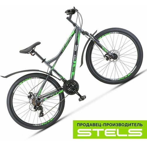 Велосипед горный Navigator-710 MD 275 V020 зелёный рама 18 2023 года 25764₽