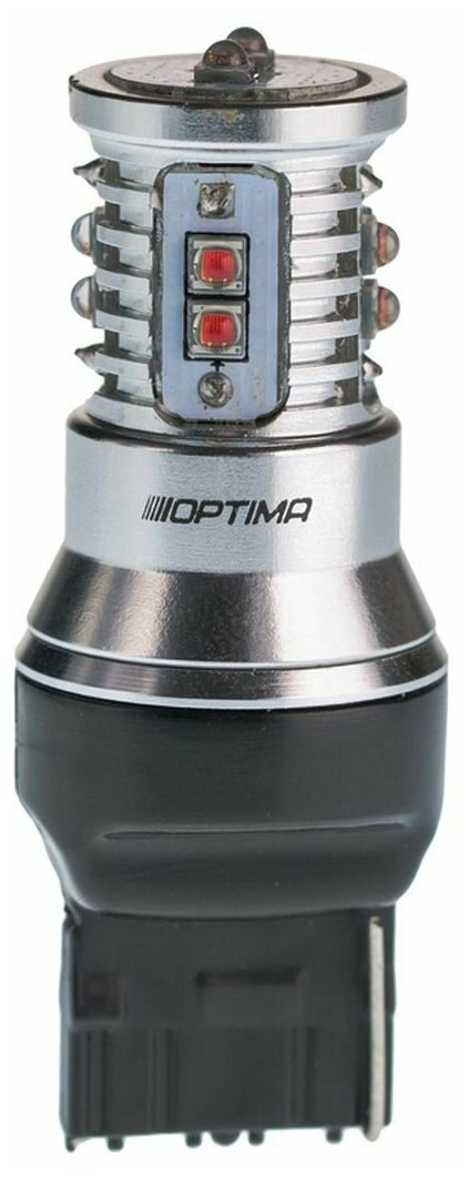 Светодиодная лампа Optima MINI-CREE, RED, CAN, CREE XB-D*10, 1800K, 12-24V, (W3X16g), 1 лампа