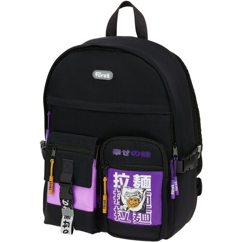 Рюкзак Forst F-Teens Smile 40х28х15 см 1 отделение 7 карманов уплотненная спинка FT-RM-140301 2258₽