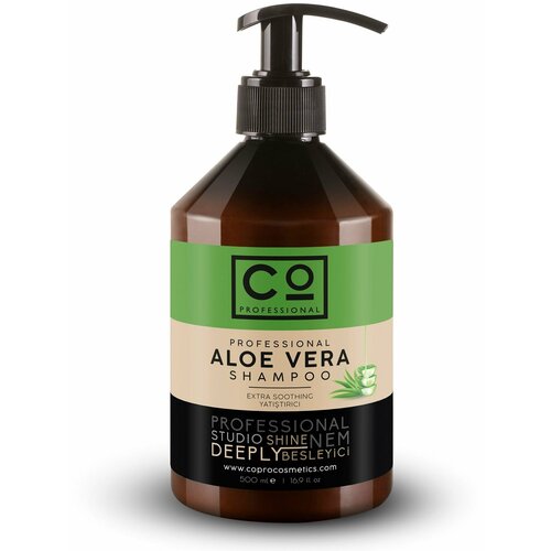 Шампунь алоэ вера CO PROFESSIONAL Aloe Vera Shampoo, 500 мл шампунь алоэ вера co professional aloe vera shampoo 400 мл