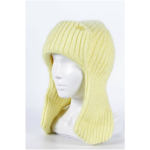 фото Шапка ушанка junberg, размер uni, желтый