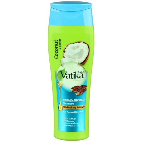 Купить Шампунь для волос VATIKA Naturals Volume & Thickness для придания объёма, 200 мл, Россия