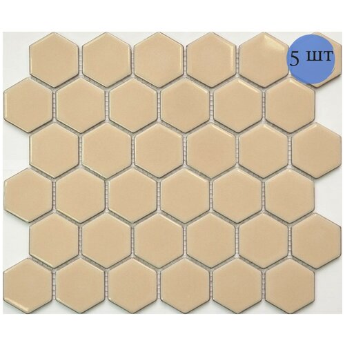 мозаика керамическая NS mosaic PS5159-08 325х281 чип 51х59 уп 5 шт