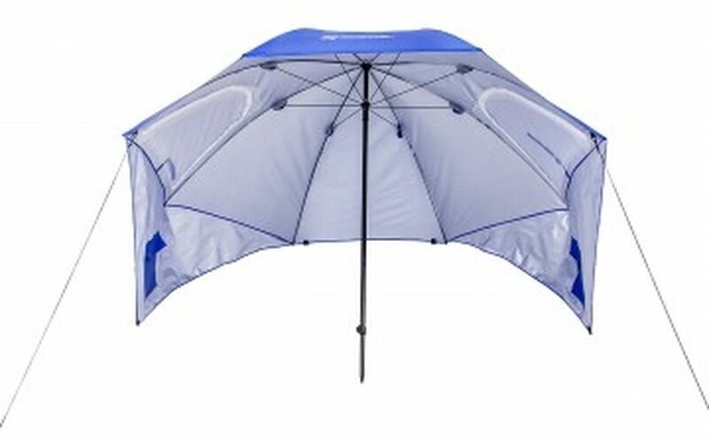 Зонт с ветрозащитой d 2,4м (19/22/210D) NA-240-WP NISUS, Синий - фотография № 2