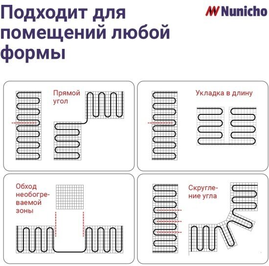 Мат нагревательный NUNICHO DOMINATOR UHP 400 Вт 2 м2 - фотография № 6