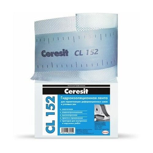 Ceresit CL 152 водонепроницаемая лента для герметизации швов 1960₽