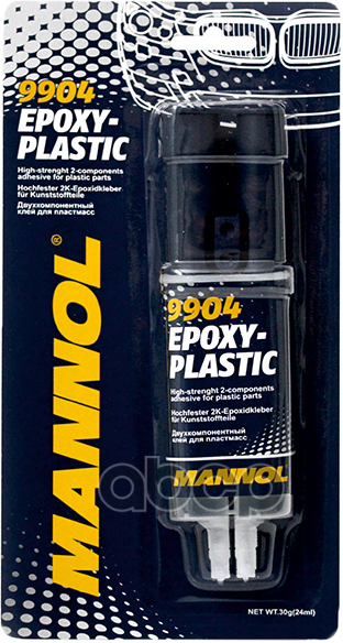 9904 Mannol Epoxy Plastic 30 Гр. Клей Для Пластмасс MANNOL арт. 9904