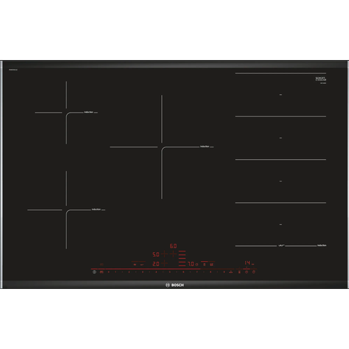 Индукционная варочная панель BOSCH PXV875DC1E индукционная варочная панель bosch pxv875dc1e черный