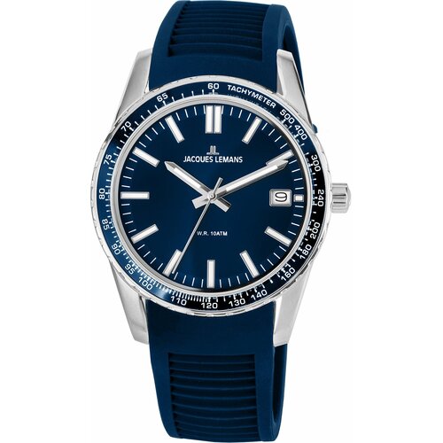 фото Наручные часы jacques lemans sport, серебряный