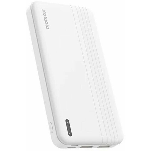 Внешний аккумулятор для телефона Momax iPower PD, Power Bank 10000mAh, быстрая зарядка PD3.0 20 Вт - Белый (IP77W)