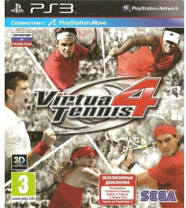 Игра Virtual Tennis 4 (PS3)