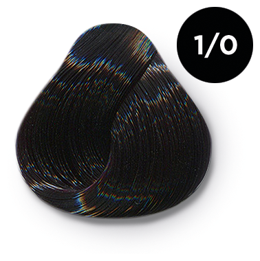 Краска для волос Ollin Professional Performance Крем-краска перманентная 60мл, Цвет 1-0 Иссиня-черный