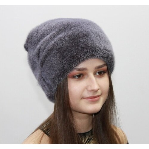фото Шапка , размер 58, серый мария