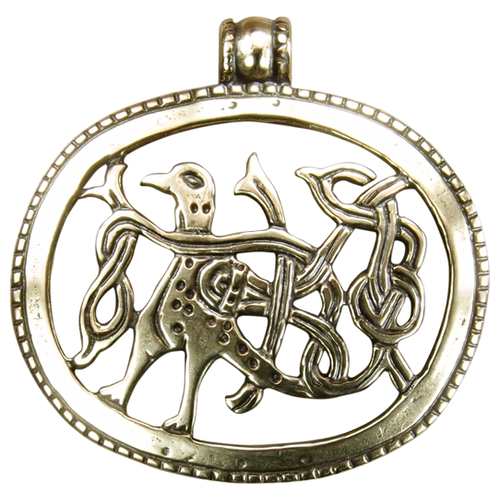 фото Подвеска прорезная «птица с переплетенным хвостом» мастерская алешиных