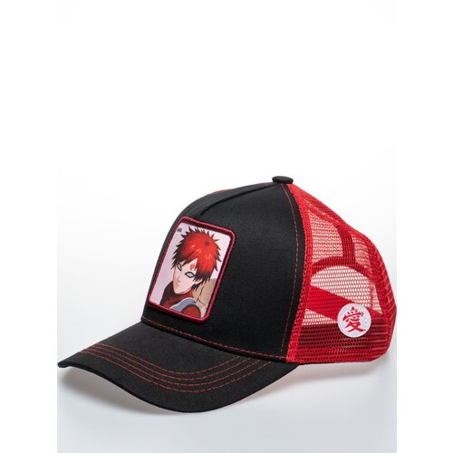 фото Бейсболка , размер 54-60, черный, красный fb1