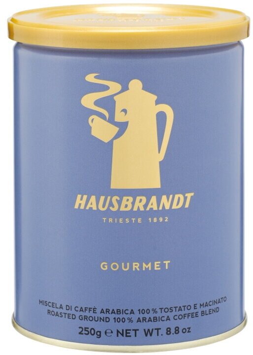 Кофе молотый Hausbrandt Gourmet, 250 гр. (ж. б.)
