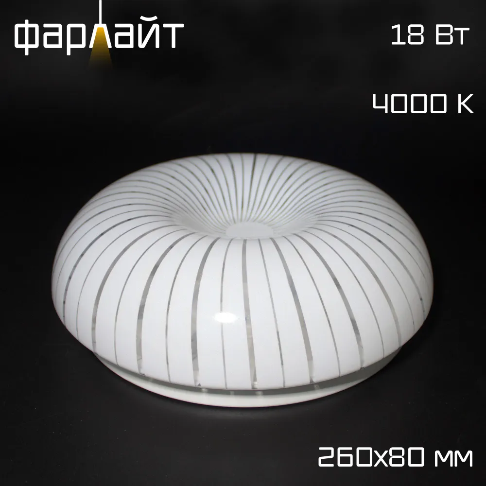 Светильник настенно-потолочный Фарлайт Медуза 18Вт 4000К круг - фотография № 8