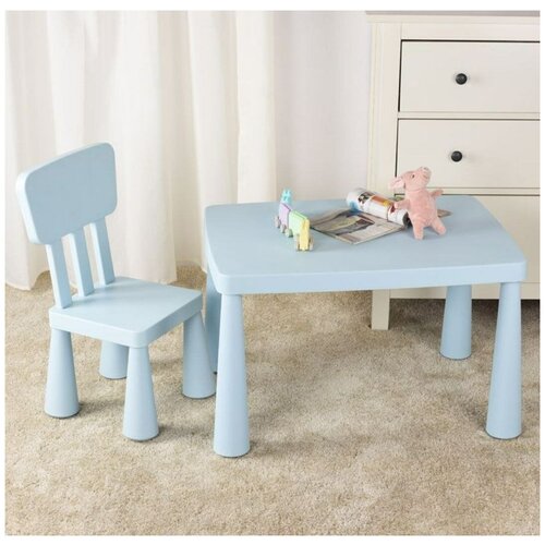 Комплект детский стол и стул, набор мебели (