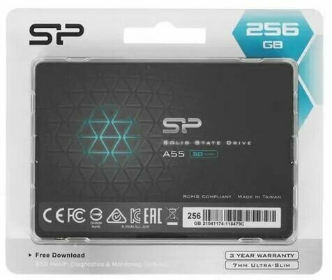 Накопитель SSD 256Gb Silicon Power SP256GbSS3A55S25 Ace A55 SATA3 2.5 - фотография № 8