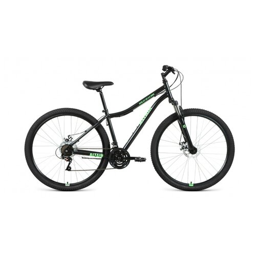 фото Велосипед 29" altair mtb ht 29 2.0 disc 21 скорость чёрный/ярко-зеленый 20-21 г рама 19"/rbkt1mn9q005