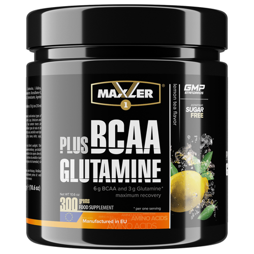2254 Maxler BCAA + Glutamine БЦАА + Глютамин 300 гр. bcaa l glutamine magic elements бцаа глютамин 90 капсул