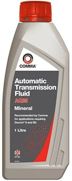 Масло Трансмиссионное Atf Comma 1Л Aqm Automatic Transmition Fluid Dexron Ii/Iid COMMA арт. ATM1L
