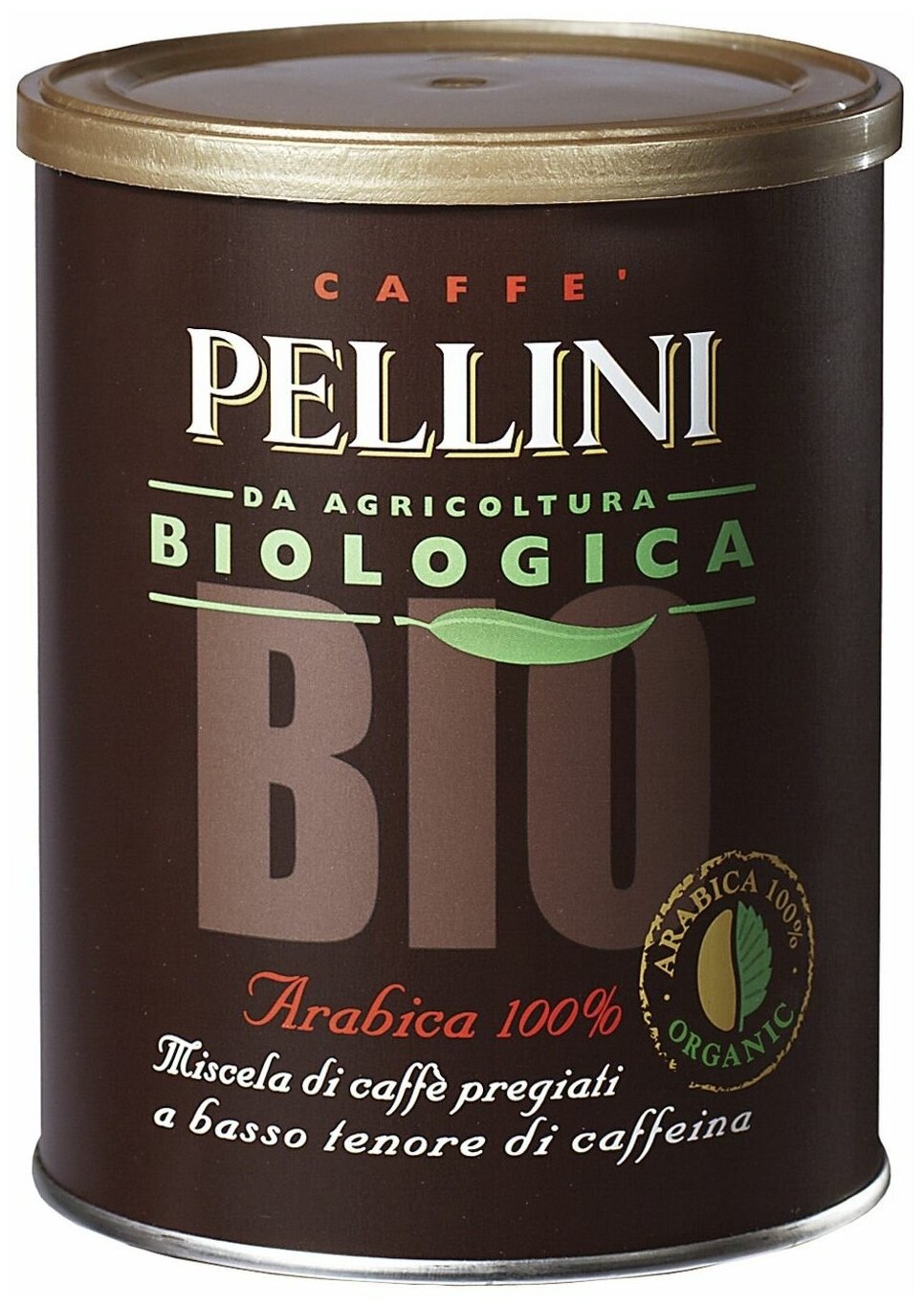 Pellini Кофе молотый Pellini BIO 250 гр ж\б - фотография № 1