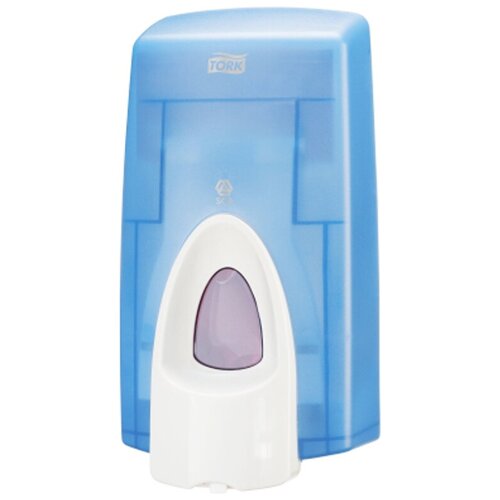 Tork диспенсер для мыла-пены, Система S34, способ подачи ручной, цвет голубой, материал корпуса - пластик. (470210)
