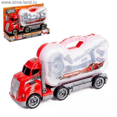 Конструктор Грузовик с чемоданом инструментов звуковые эффекты 1674₽