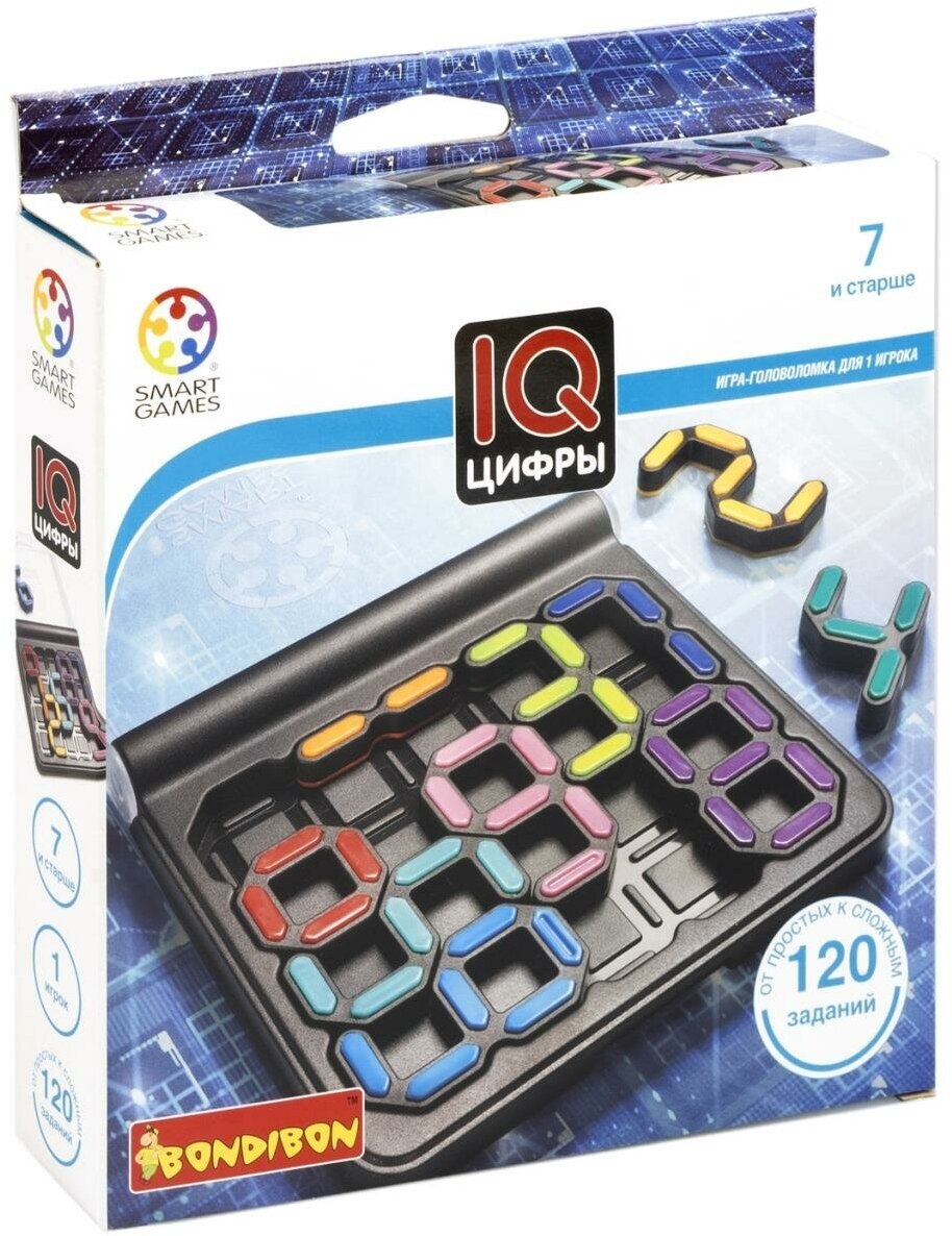 Логическая игра Bondibon IQ-Цифры, арт. SG 301 RU.