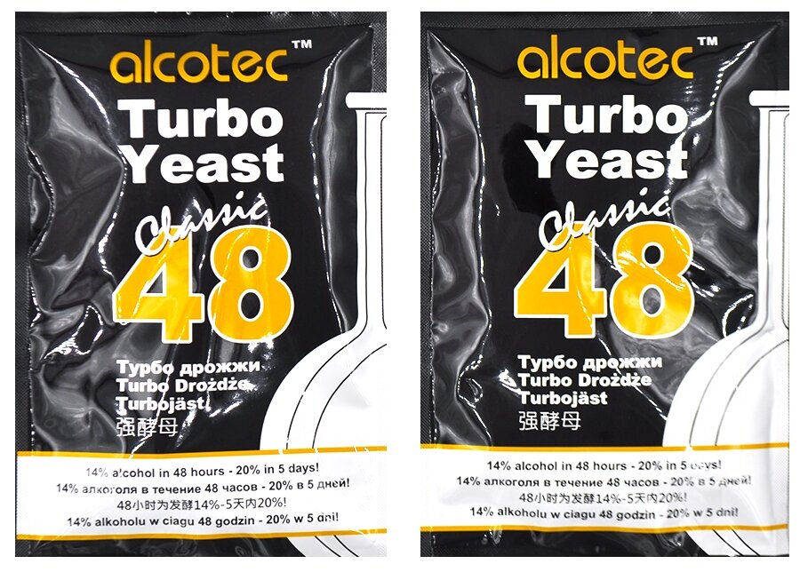 Дрожжи Alcotec спиртовые 48 Classic Turbo