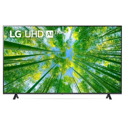 Телевизор LG 55 LED UHD Smart TV webOS Звук 20 Вт 2x10 Вт 3xHDMI 2xUSB RJ-45 Металлический серый 55UQ80006LB ADKFLJD 4750000₽