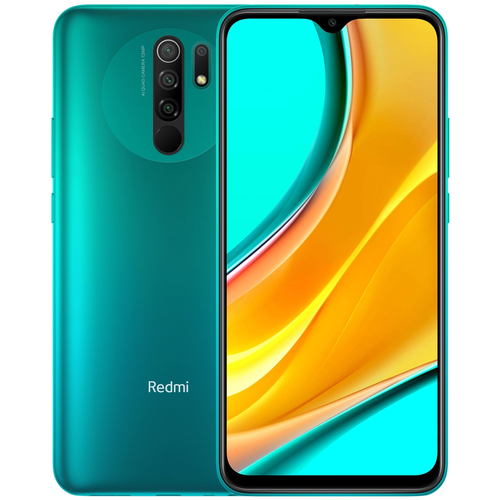 Смартфон Xiaomi Redmi 9 6/128 ГБ CN, Dual nano SIM, морская волна смартфон xiaomi redmi k30 5g 6 128 гб cn dual nano sim белый