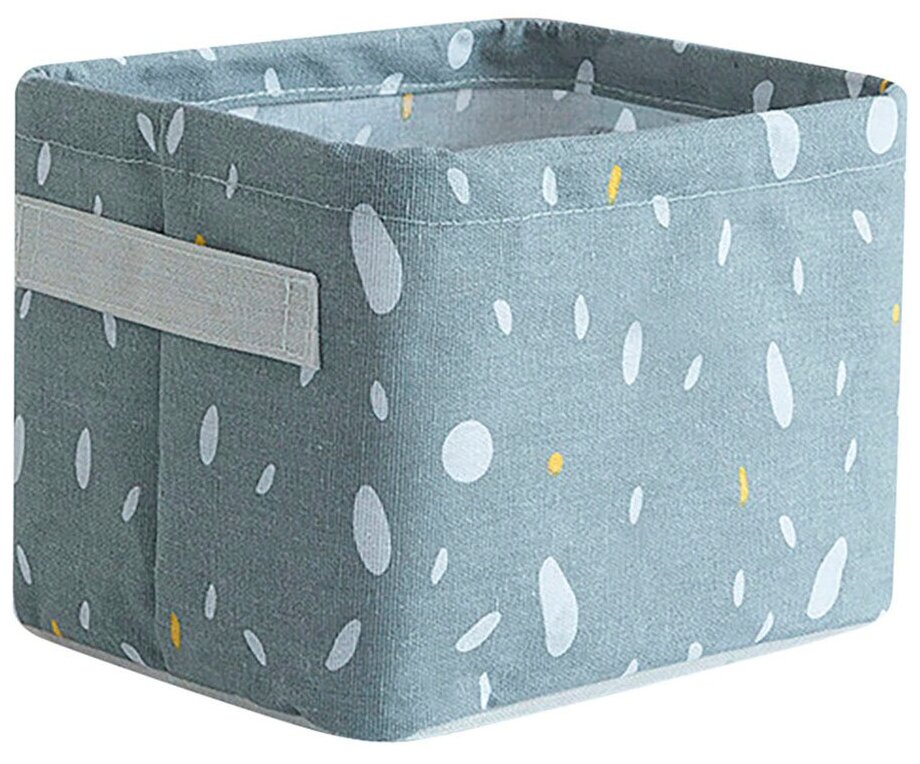 Текстильная корзина для хранения/корзина для игрушек тканевая/корзина для ванной/корзинка для мелочей/органайзер серая
