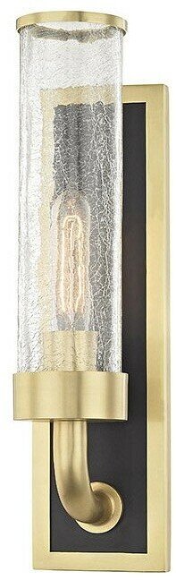 Бра Hudson Valley 1721-AGB Soriano 1 Light Wall Sconce In Aged Brass арт