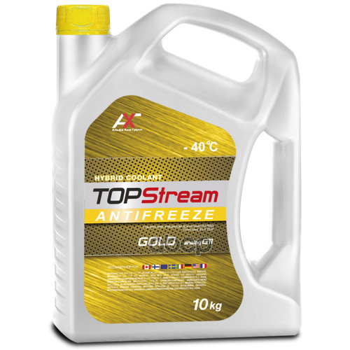 Антифриз Top Strеаm Gold Premium G11 Желтый 10 Кг TOPStream арт. ATSG00010