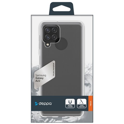 фото Чехол накладка прозрачный на samsung galaxy a22 4g (2021), deppa