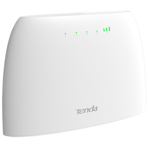 Wi-Fi роутер Tenda 4G03, белый маршрутизатор tenda 4g03 300mbps 4g