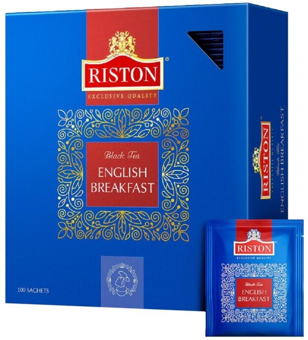 Чай Riston English Breakfast черный, 2гх100пак