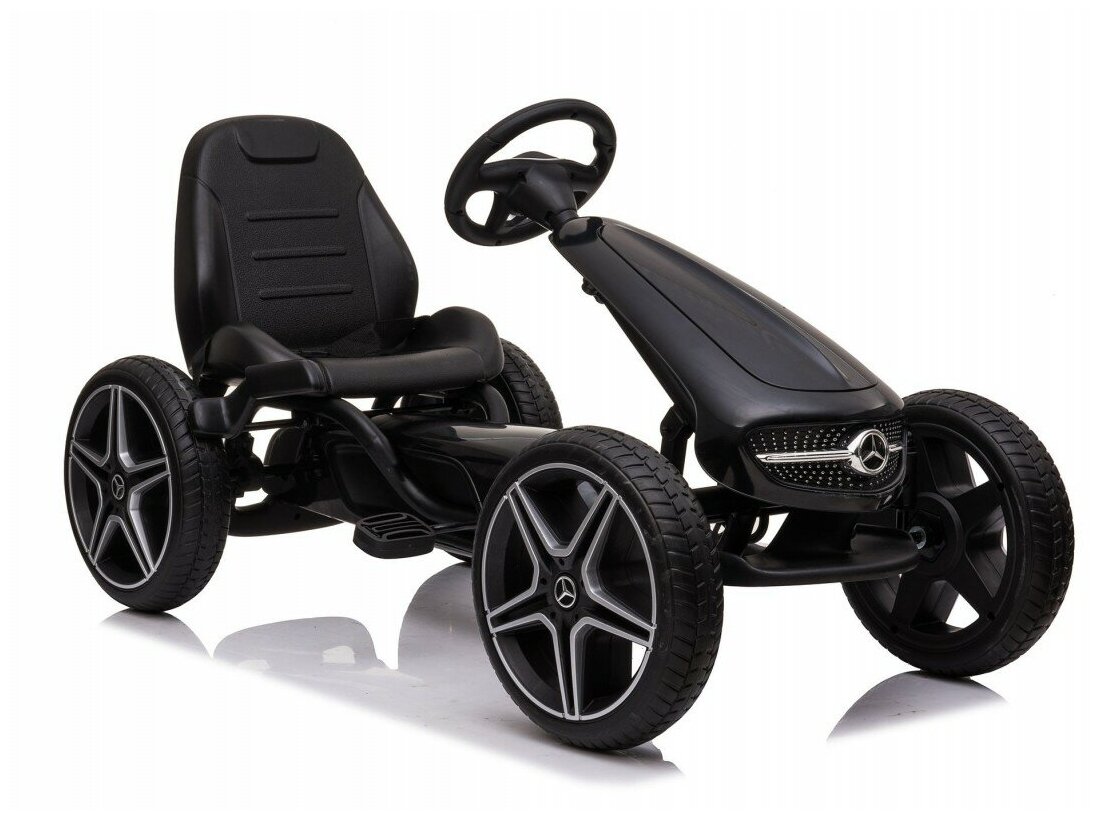 Веломобиль Mercedes-Benz педальная машина для детей черный