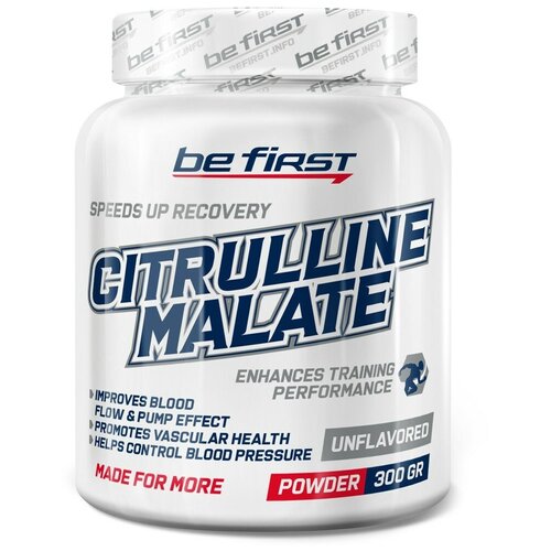 transformation citrulline malate powder 200г Be First Citrulline malate powder (300гр) нейтральный
